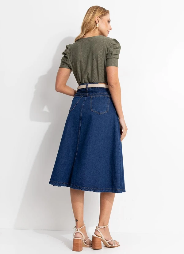 Quintess - Blusa Verde em Malha Laise 6