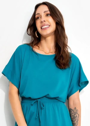 Bimini - Blusa Verde em Poliviscose - BIMINI