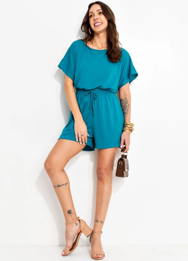 Bimini - Blusa Verde em Poliviscose 3