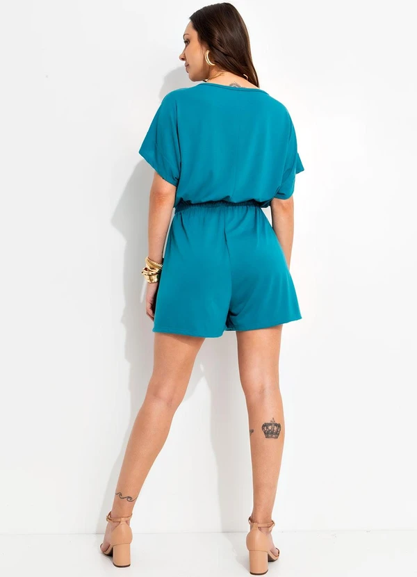 Bimini - Blusa Verde em Poliviscose 4