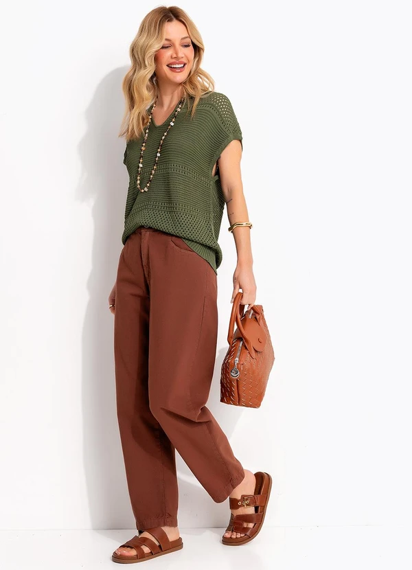 Quintess - Blusa Verde em Tricô 4