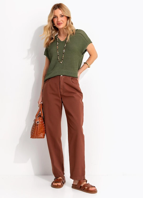 Quintess - Blusa Verde em Tricô 5