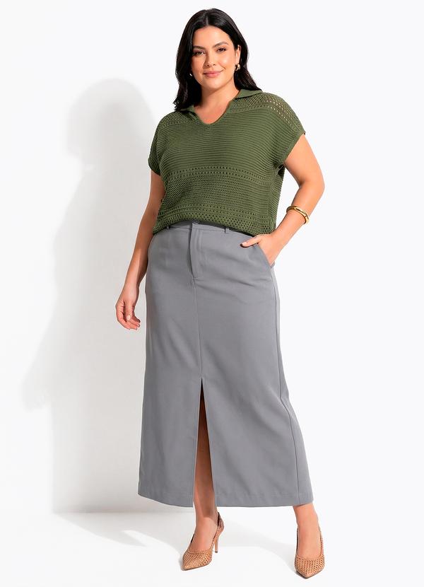 Quintess - Blusa Verde em Tricô