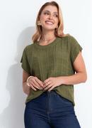 Blusa Verde em Tricot