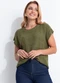 Quintess - Blusa Verde em Tricot - variação:  