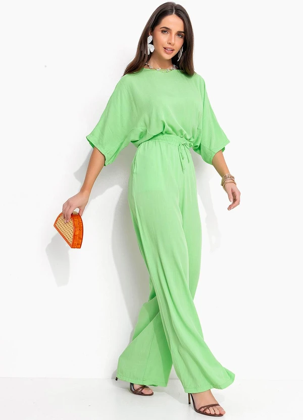 Quintess - Blusa Verde em Viscose Plana 12