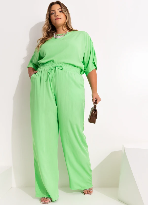 Quintess - Blusa Verde em Viscose Plana 16