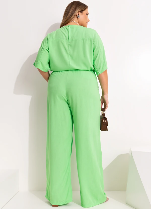 Quintess - Blusa Verde em Viscose Plana 17