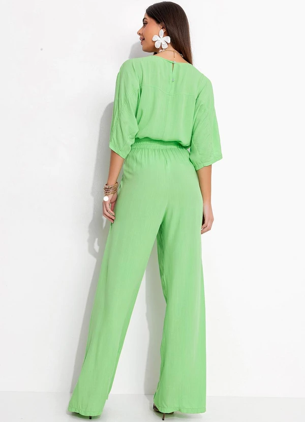 Quintess - Blusa Verde em Viscose Plana 6