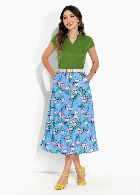 Rosalie - Blusa Verde Gola Padre 3