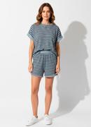 Conjunto Cinza Listrado Algod�o