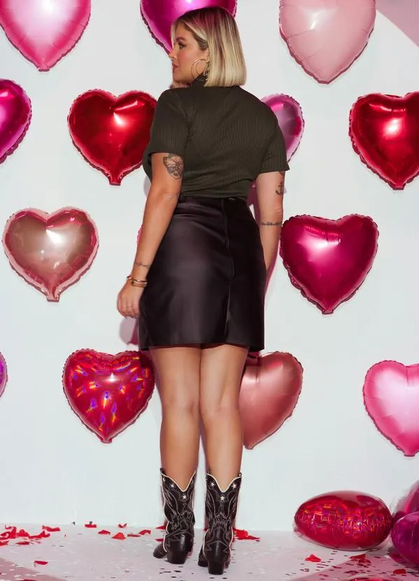 Quintess - Blusa Verde Militar Gola Alta Canelada 4