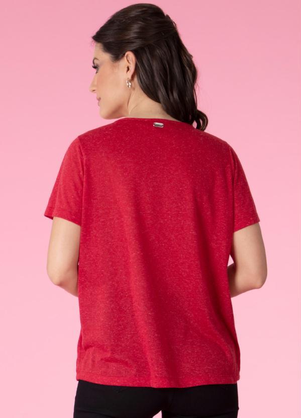 Outlet - Blusa Vermelha Soltinha com Franzido 5