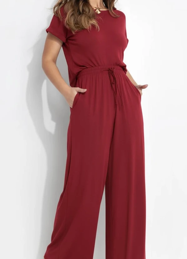 Quintess - Blusa Vermelho em Malha de Viscose 3