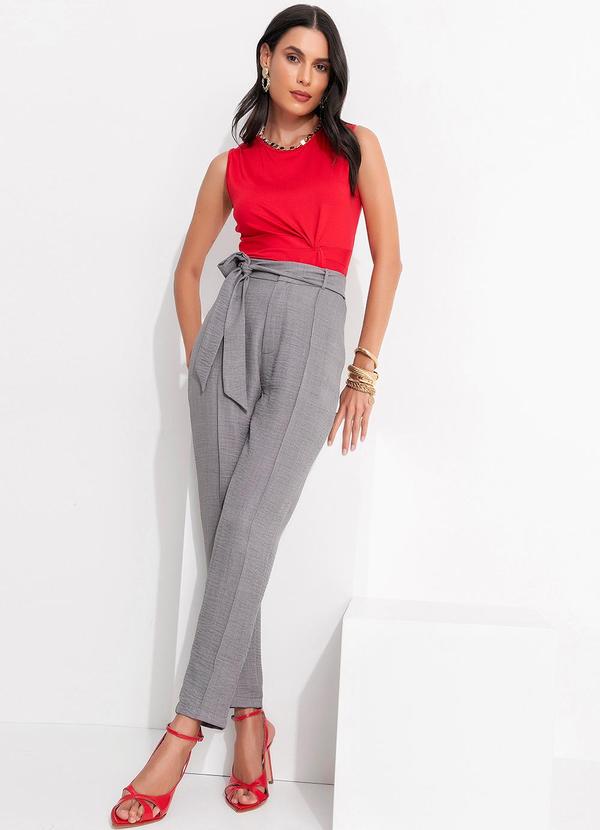 Quintess - Blusa Vermelho em Viscolycra 3