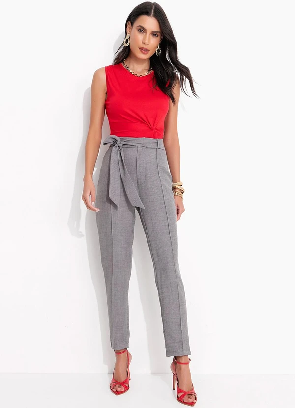 Quintess - Blusa Vermelho em Viscolycra 2