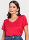 Rovitex - Blusa Preto - variação: Vermelho
