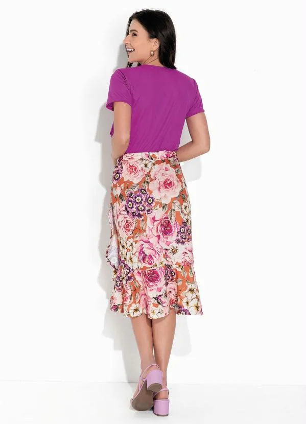 Rosalie - Blusa Violeta com Babado 5