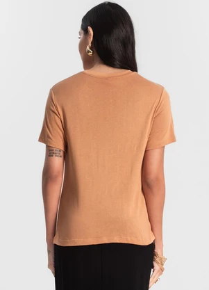 Rovitex - Blusa Visco Tricot Feminina Marrom - ROVITEX