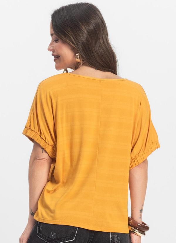 Infinita Cor - Blusa Viscose Amarelo 2