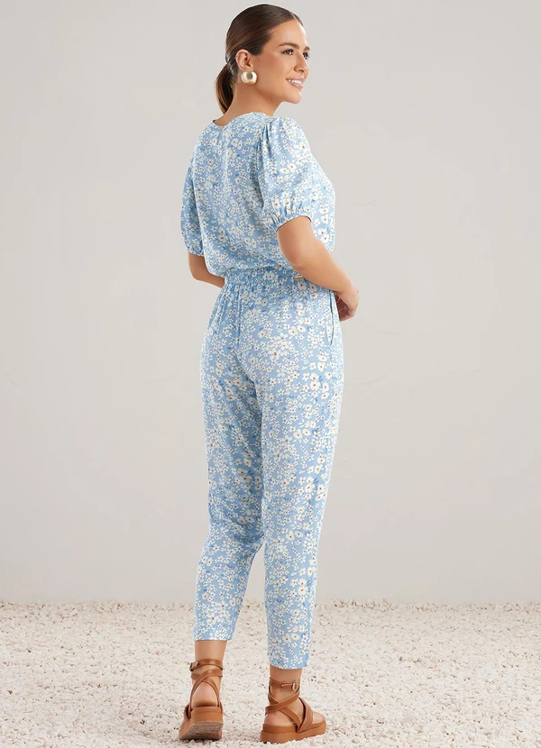 Angel - Blusa Viscose Azul 4