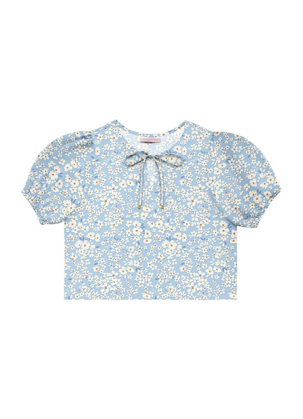 Angel - Blusa Viscose Azul 5