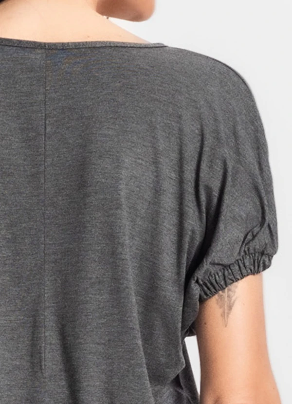 Infinita Cor - Blusa Viscose Cinza 5