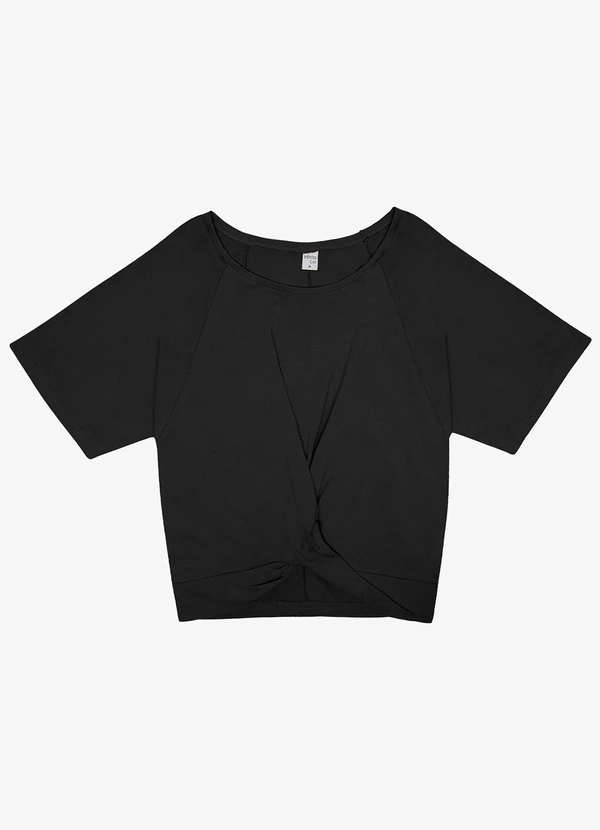 Infinita Cor - Blusa Viscose da Preto