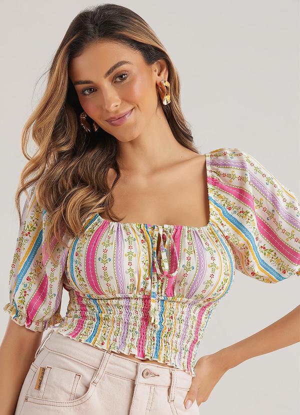 Angel - Blusa Viscose  Estampado 