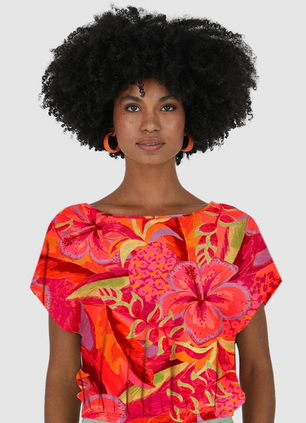 Malwee - Blusa Viscose Feminina Vermelho