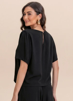 Angel - Blusa Viscose Preto - ANGEL