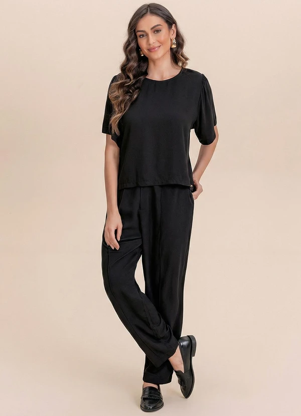 Angel - Blusa Viscose Preto 3