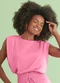 Angel - Blusa Viscose Rosa - variação: Rosa