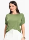 Infinita Cor - Blusa Viscose Roxo - variação: Verde