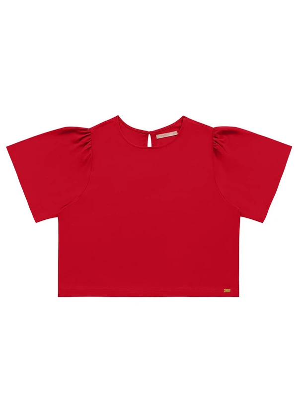 Angel - Blusa Viscose Vermelho