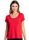 Rovitex - Blusa Viscotorcion Feminina Verde - variação: Vermelho