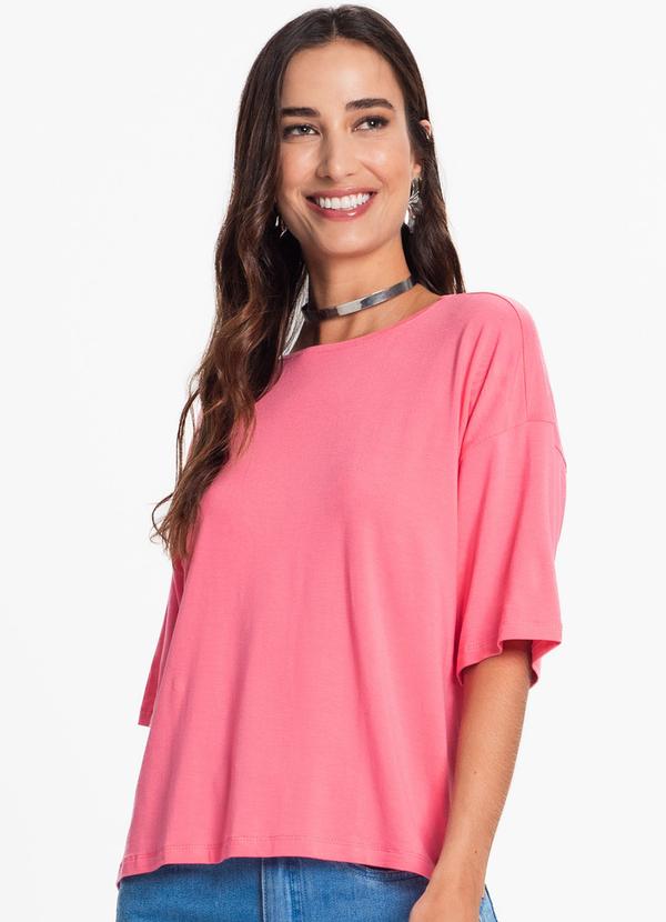 Endless - Blusa Viscotorcion Feminina Rosa
