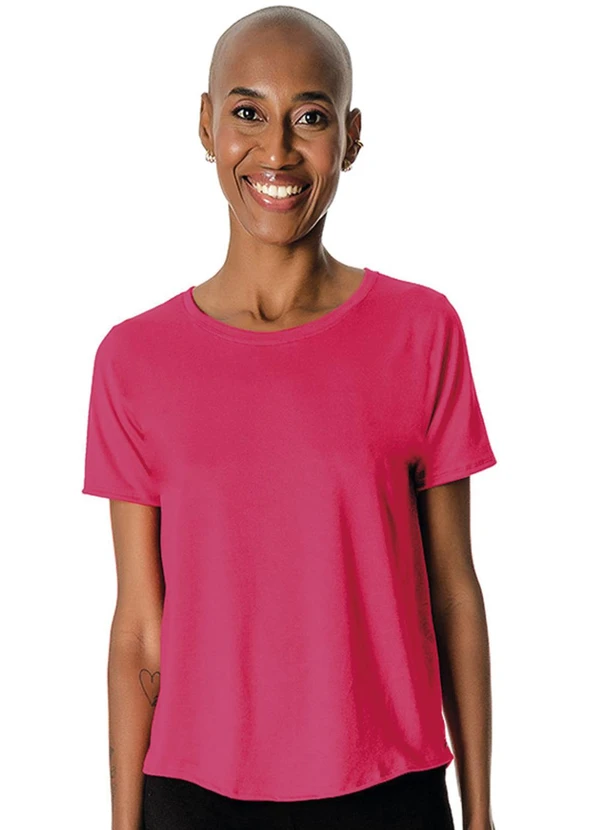 Rovitex - Blusa Feminina Raglan Rosa