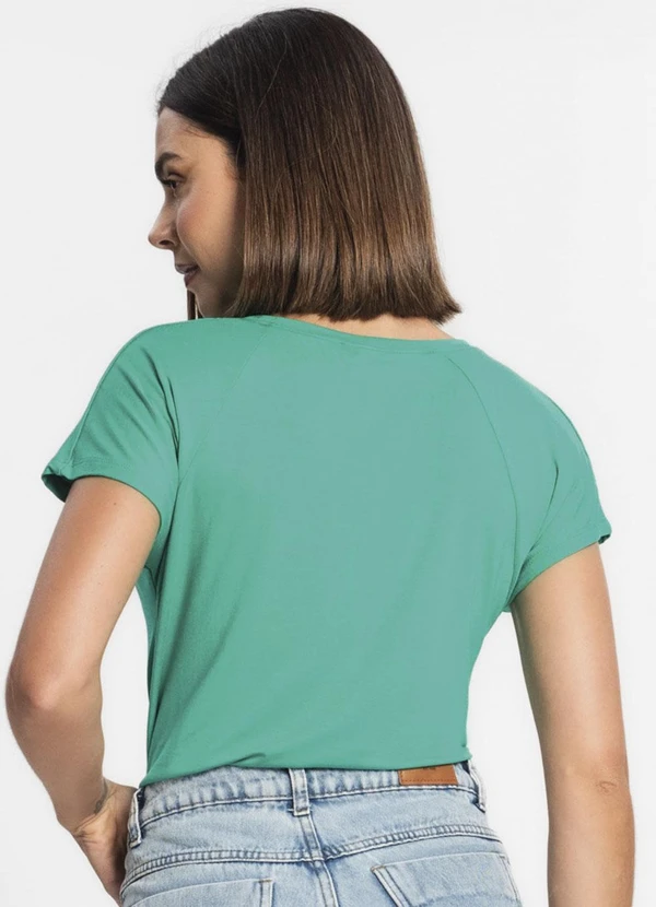 Rovitex - Blusa Básica Feminina Verde 2