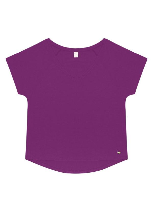 Rovitex - Blusa Básica Feminina Rovitex Roxo