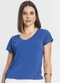 Rovitex - Blusa Básica Feminina Rovitex Roxo - variação: Azul