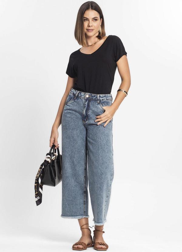 Rovitex - Blusa Básica Feminina Preto 3