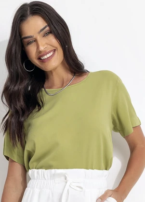 Blusa em Viscose (Verde) - undefined