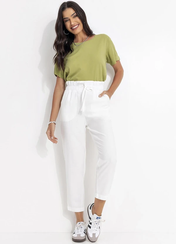 Fakini - Blusa em Viscose Verde 3