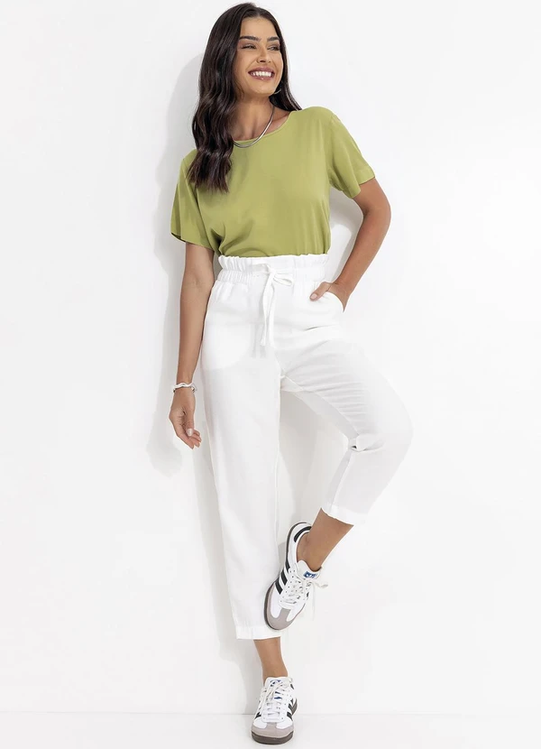 Fakini - Blusa em Viscose Verde 5