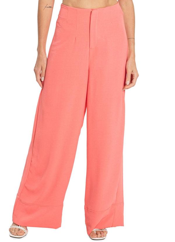 Endless - Calça Crepe Feminina Rosa 1