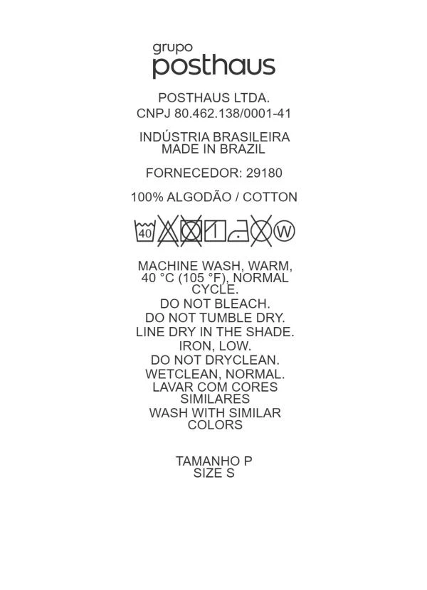 Quintess - Camisa Cropped Azul Claro em Tricoline 8