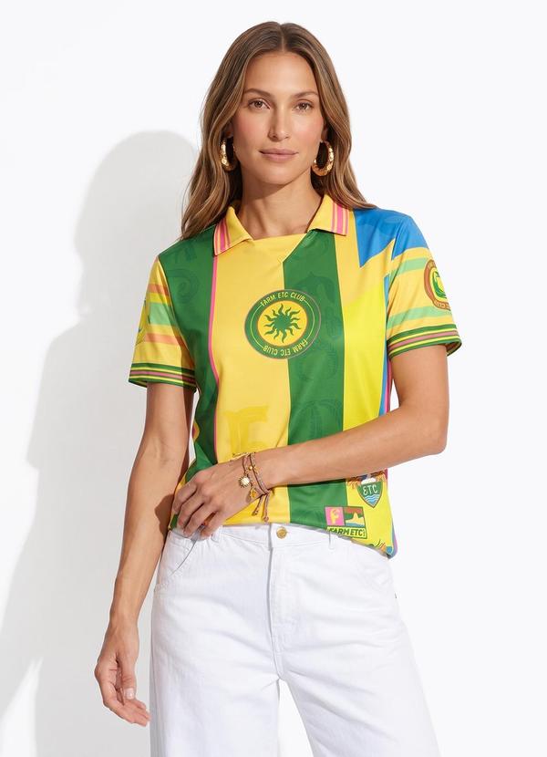 Farm Etc - Camisa Esportiva Etc Amarelo