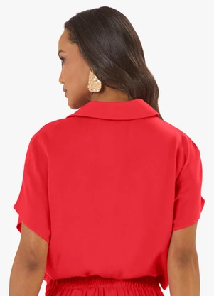 Rovitex - Camisa Feminina Malha Viscose Laranja - ROVITEX
