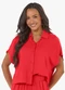 Rovitex - Camisa Feminina Malha Viscose Laranja - variação: Laranja